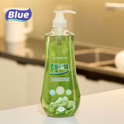 Nuoc Rua Chen Blue 1200ml Huong Dau Xanh